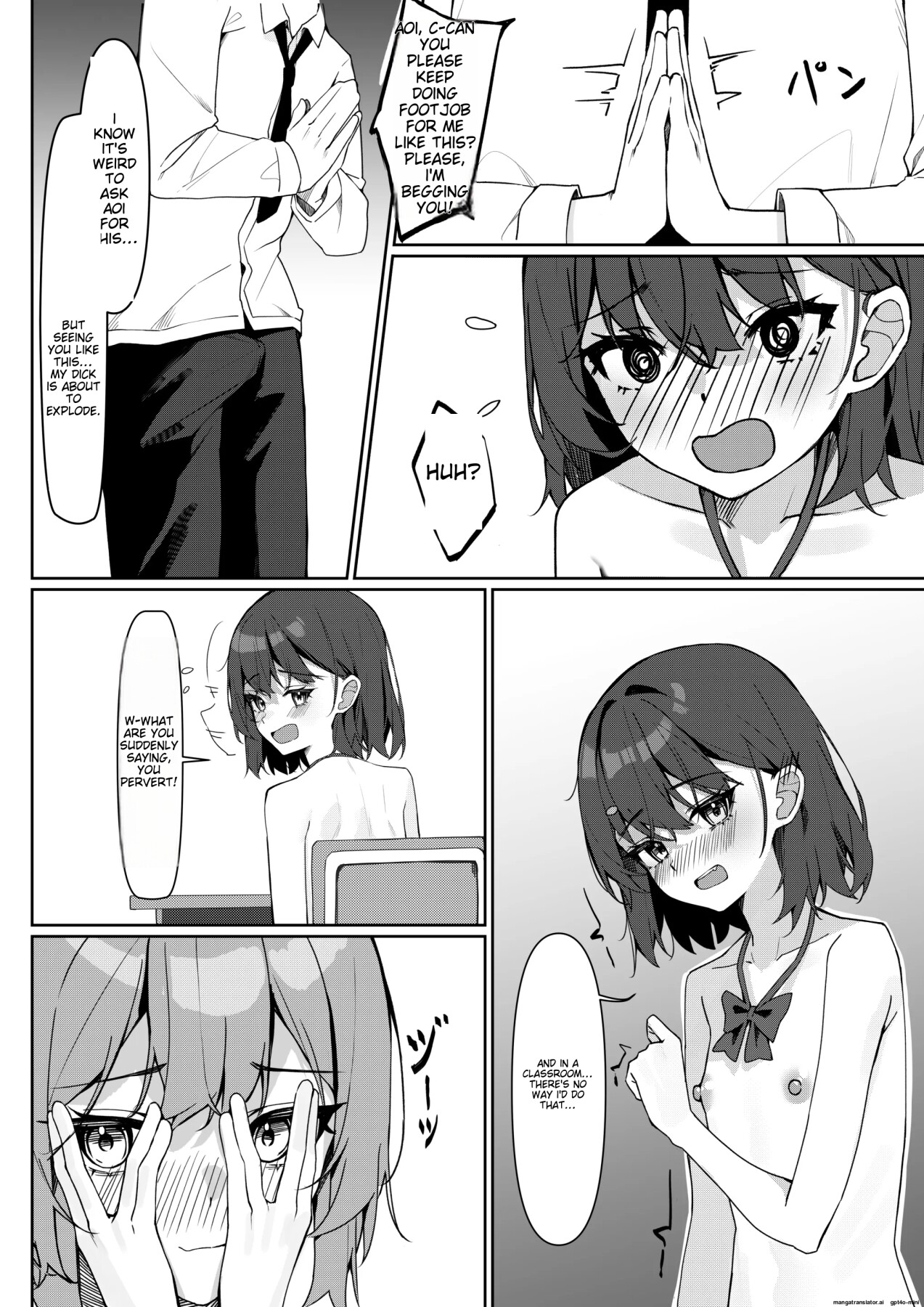 Hentai Manga Comic-Starting today, I'll be going to school naked 1-Read-22